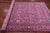 Pink Persian Nain Wool & Silk Handmade Rug 5' 11" X 9' 1" - Q24033
