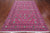 Pink Persian Nain Wool & Silk Handmade Rug 5' 11" X 9' 1" - Q24033