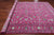 Pink 8' 1" X 10' 2" Persian Nain Wool & Silk Handmade Rug - Q24035