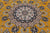 Gold Persian Nain Hand Knotted Wool & Silk Rug 9' 2" X 12' 2" - Q24036