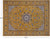 Gold Persian Nain Hand Knotted Wool & Silk Rug 9' 2" X 12' 2" - Q24036