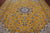 Gold Persian Nain Hand Knotted Wool & Silk Rug 9' 2" X 12' 2" - Q24036