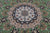Green 10' Square Wool & Silk Persian Nain Handmade Rug - Q24037