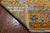 Gold 9' 1" X 18' 2" Handmade Persian Nain Wool & Silk Rug - Q24039