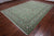 Green 8' 11" X 12' 4" Persian Nain Hand-Knotted Wool & Silk Rug - Q24040