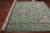 Green 7' 10" X 10' 2" Persian Nain Hand-Knotted Wool & Silk Rug - Q24042