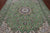 Green 7' 10" X 10' 2" Persian Nain Hand-Knotted Wool & Silk Rug - Q24042