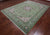 Green 7' 10" X 10' 2" Persian Nain Hand-Knotted Wool & Silk Rug - Q24042