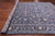 Grey 8' 11" X 12' 3" Persian Nain Hand Knotted Wool & Silk Rug - Q24044
