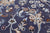 Grey 8' 11" X 12' 3" Persian Nain Hand Knotted Wool & Silk Rug - Q24044