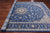 Blue Persian Nain Hand Knotted Wool & Silk Rug 8' 11" X 12' 4" - Q24046