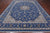 Blue Persian Nain Hand Knotted Wool & Silk Rug 8' 11" X 12' 4" - Q24046