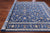 Blue Persian Nain Handmade Wool & Silk Rug 8' 0" X 10' 1" - Q24047
