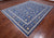 Blue Persian Nain Handmade Wool & Silk Rug 8' 0" X 10' 1" - Q24047