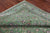 Green 8' 2" X 10' 4" Persian Nain Wool & Silk Hand Knotted Rug - Q24049