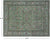 Green 8' 2" X 10' 4" Persian Nain Wool & Silk Hand Knotted Rug - Q24049