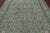 Green 8' 2" X 10' 4" Persian Nain Wool & Silk Hand Knotted Rug - Q24049