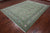 Green 8' 2" X 10' 4" Persian Nain Wool & Silk Hand Knotted Rug - Q24049
