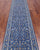 Blue Persian Nain Hand Knotted Wool & Silk Runner Rug 2' 7" X 14' 2" - Q24050