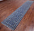 Blue Persian Nain Hand Knotted Wool & Silk Runner Rug 2' 7" X 14' 2" - Q24050