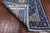 Blue 2' 8" X 10' 3" Persian Nain Handmade Wool & Silk Runner Rug - Q24051