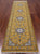 Gold 2' 8" X 10' 1" Runner Persian Nain Handmade Wool & Silk Rug - Q24052