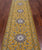 Gold 2' 8" X 10' 1" Runner Persian Nain Handmade Wool & Silk Rug - Q24052