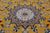 Gold 2' 8" X 10' 1" Runner Persian Nain Handmade Wool & Silk Rug - Q24052