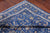 Blue 9' 0" X 19' 1" Persian Nain Handmade Wool & Silk Rug - Q24053