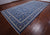 Blue 9' 0" X 19' 1" Persian Nain Handmade Wool & Silk Rug - Q24053