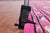 Pink 9' Square Persian Nain Handmade Wool & Silk Rug - Q24055
