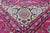 Pink 9' Square Persian Nain Handmade Wool & Silk Rug - Q24055