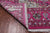 Pink 9' Square Persian Nain Handmade Wool & Silk Rug - Q24055
