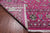 Pink Persian Nain Wool & Silk Handmade Rug 9' 1" X 12' 2" - Q24056