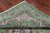 Green 8' Square Wool & Silk Persian Nain Handmade Rug - Q24057