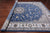 Blue 10' 3" X 14' 5" Persian Nain Handmade Wool & Silk Rug - Q24058