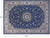 Blue 10' 3" X 14' 5" Persian Nain Handmade Wool & Silk Rug - Q24058
