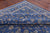 Blue 9' 11" X 20' 4" Persian Nain Handmade Wool & Silk Rug - Q24059
