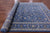 Blue 9' 11" X 20' 4" Persian Nain Handmade Wool & Silk Rug - Q24059