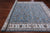 Blue 9' 0" X 12' 0" Persian Nain Handmade Wool & Silk Rug - Q24060