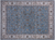 Blue 9' 0" X 12' 0" Persian Nain Handmade Wool & Silk Rug - Q24060