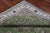 Green 8' Square Wool & Silk Persian Nain Hand Knotted Rug - Q24061