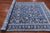 Blue 6' 0" X 9' 2" Persian Nain Handmade Wool & Silk Rug - Q24063