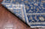 Blue 6' 0" X 9' 2" Persian Nain Handmade Wool & Silk Rug - Q24063