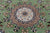 Green 2' 9" X 11' 10" Runner Persian Nain Handmade Wool & Silk Rug - Q24064