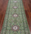 Green 2' 8" X 10' 0" Persian Nain Hand-Knotted Wool & Silk Runner Rug - Q24065