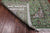 Green 2' 8" X 10' 0" Persian Nain Hand-Knotted Wool & Silk Runner Rug - Q24065