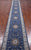 Blue 2' 7" X 19' 8" Runner Persian Nain Hand Knotted Wool & Silk Rug - Q24066