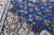 Blue 2' 7" X 19' 8" Runner Persian Nain Hand Knotted Wool & Silk Rug - Q24066