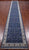 Blue 2' 9" X 17' 10" Persian Nain Handmade Wool & Silk Runner Rug - Q24067